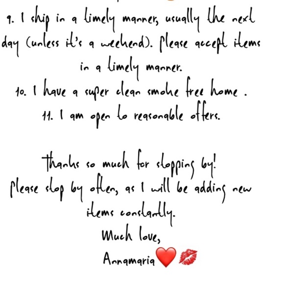 ✨WHAT YOU SHOULD KNOW✨ - Picture 4 of 4